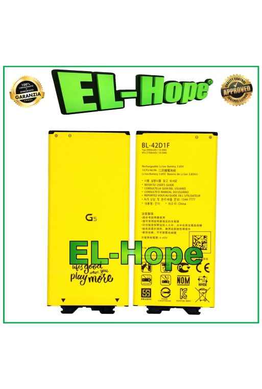 BATTERY BL-42D1F FOR LG G5 H850 H820 H830 H831 2800 mAh EQUAL TO ORIGINAL