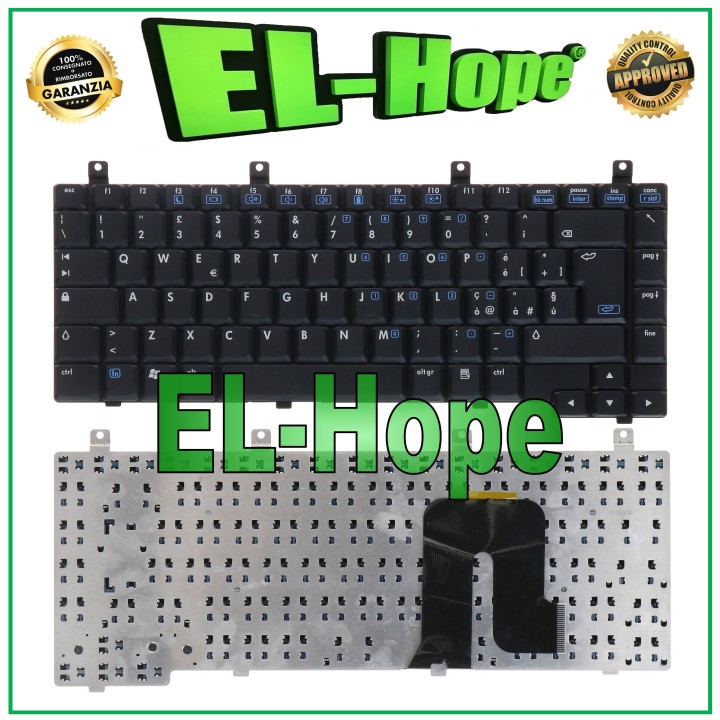 ITALIAN KEYBOARD FOR HP PAVILION DV 4000 4100 4200 4300 4400 BLACK NOTEBOOK