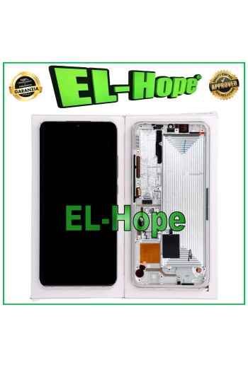 ORIGINAL FRAME LCD DISPLAY XIAOMI Mi NOTE 10 /10 Pro TOUCH SCREEN WHITE SILVER
