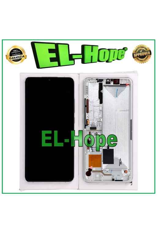 ORIGINAL FRAME LCD DISPLAY XIAOMI Mi NOTE 10 /10 Pro TOUCH SCREEN WHITE SILVER