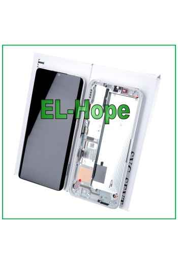 ORIGINAL FRAME LCD DISPLAY XIAOMI Mi NOTE 10 /10 Pro TOUCH SCREEN WHITE SILVER