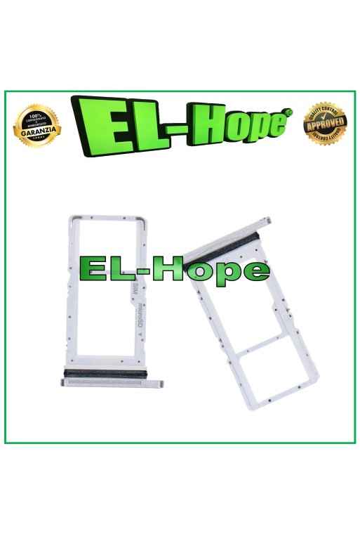 SLOT CARRIAGE SIM CARD COMPARTMENT MICRO SD SAMSUNG GALAXY TAB A7 SM T500 T505 WHITE