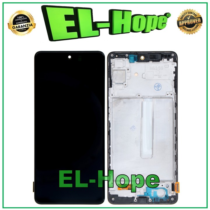 OLED LCD DISPLAY FRAME SAMSUNG GALAXY M53 5G SM-M536 SM-M536B TOUCH SCREEN GLASS