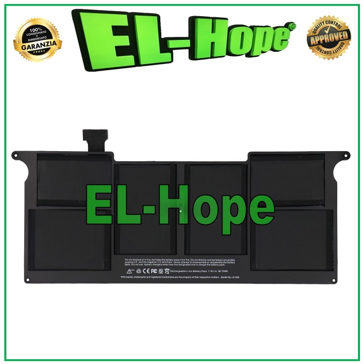 REPLACEMENT BATTERY A1495 A1406 FOR APPLE MACBOOK AIR 11  A1465 A1370 4680 mAh