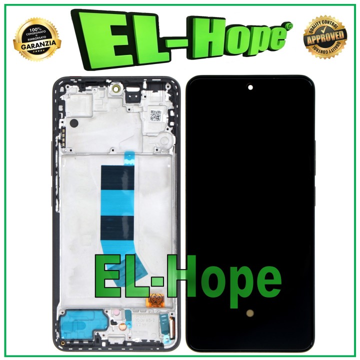 LCD DISPLAY OLED FRAME FOR XIAOMI REDMI NOTE 13 4G 23124RA7EO TOUCH SCREEN BLACK