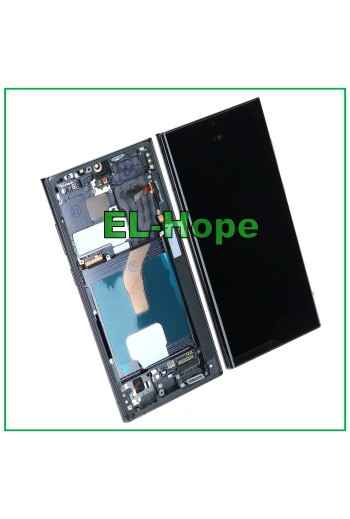 OLED LCD DISPLAY + TOUCH FRAME FOR SAMSUNG GALAXY S22 ULTRA 2022 SM-S908 BLACK