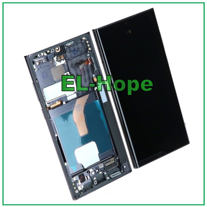 OLED LCD DISPLAY + TOUCH FRAME FOR SAMSUNG GALAXY S22 ULTRA 2022 SM-S908 BLACK