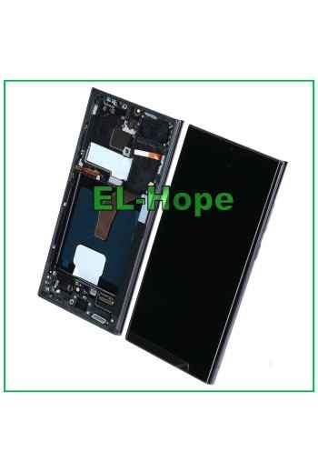OLED LCD DISPLAY + TOUCH FRAME FOR SAMSUNG GALAXY S22 ULTRA 2022 SM-S908 BLACK