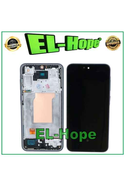 OLED LCD DISPLAY FRAME FOR SAMSUNG GALAXY A35 5G SM-A356 TOUCH SCREEN BLACK GLASS