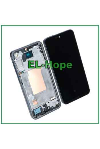 OLED LCD DISPLAY FRAME FOR SAMSUNG GALAXY A35 5G SM-A356 TOUCH SCREEN BLACK GLASS