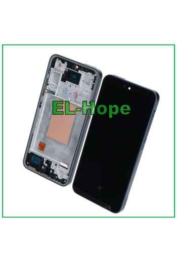OLED LCD DISPLAY FRAME FOR SAMSUNG GALAXY A35 5G SM-A356 TOUCH SCREEN BLACK GLASS