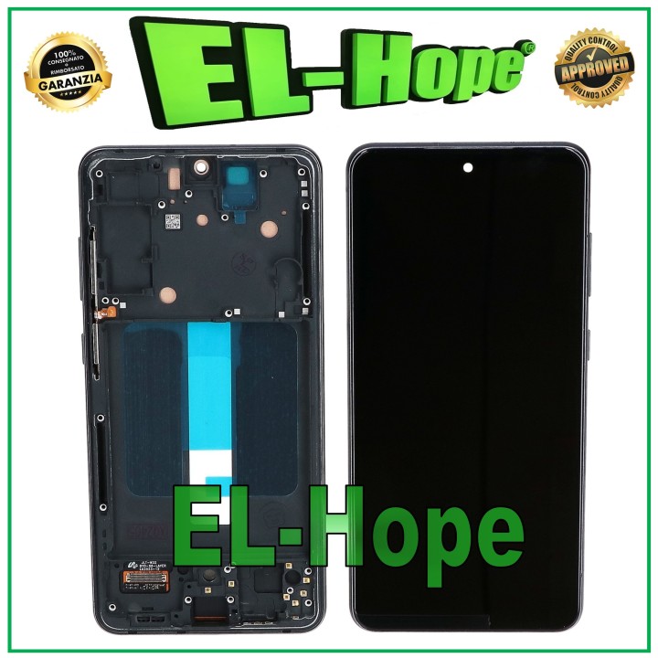 TFT FRAME LCD DISPLAY FOR SAMSUNG GALAXY S21 FE SM-G990B TOUCH SCREEN BLACK