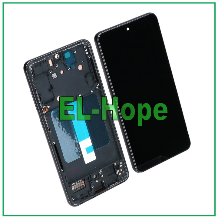TFT FRAME LCD DISPLAY FOR SAMSUNG GALAXY S21 FE SM-G990B TOUCH SCREEN BLACK