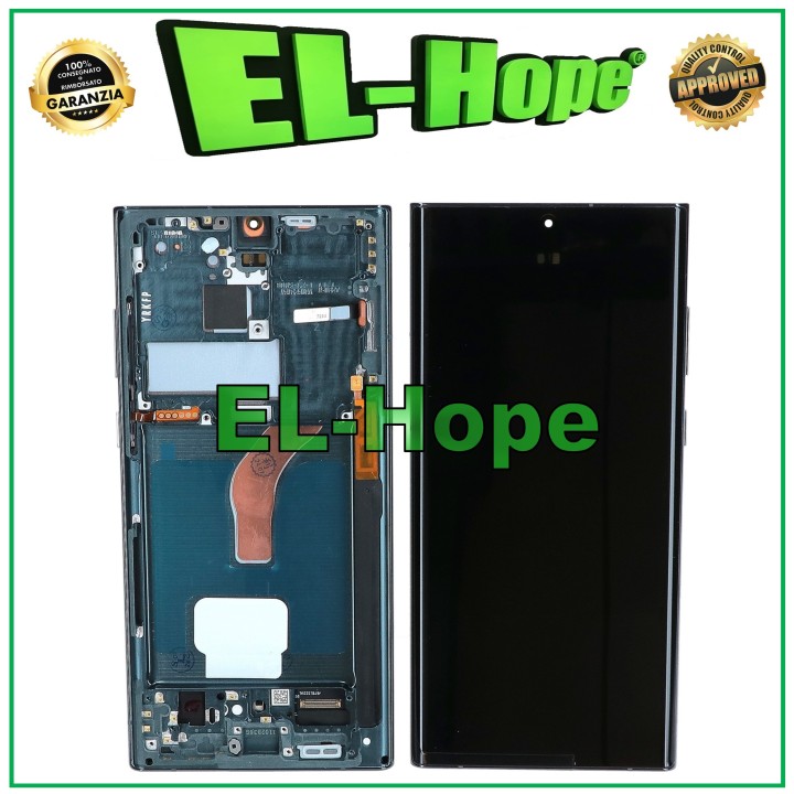 OLED LCD DISPLAY + FRAME TOUCH FOR SAMSUNG GALAXY S22 ULTRA 2022 SM-S908 GREEN