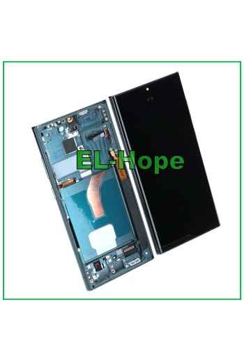OLED LCD DISPLAY + FRAME TOUCH FOR SAMSUNG GALAXY S22 ULTRA 2022 SM-S908 GREEN