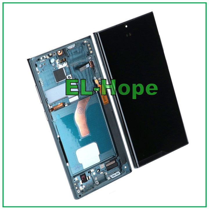 OLED LCD DISPLAY + FRAME TOUCH FOR SAMSUNG GALAXY S22 ULTRA 2022 SM-S908 GREEN