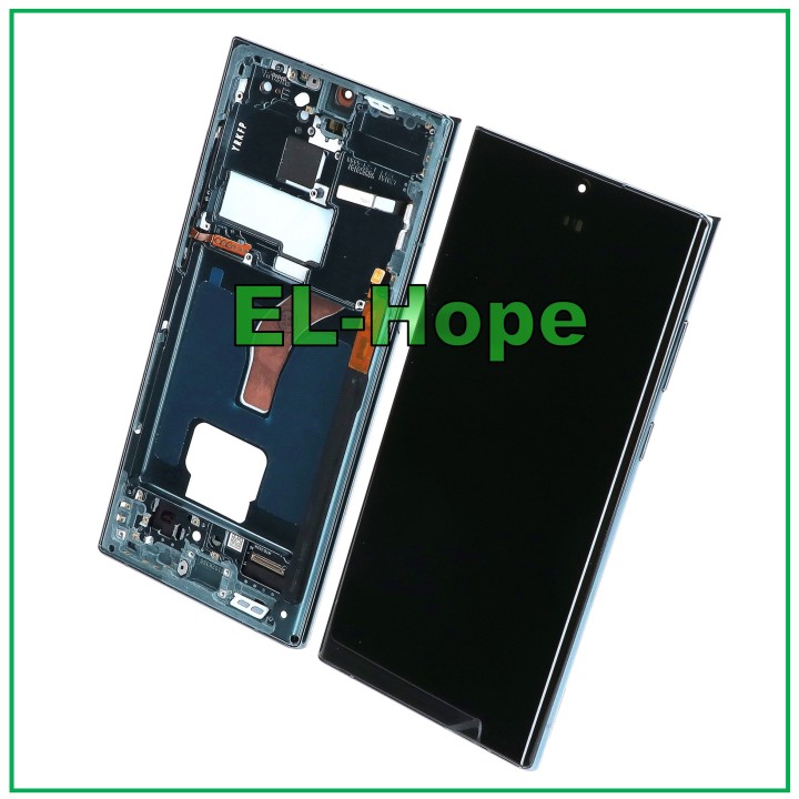 OLED LCD DISPLAY + FRAME TOUCH FOR SAMSUNG GALAXY S22 ULTRA 2022 SM-S908 GREEN