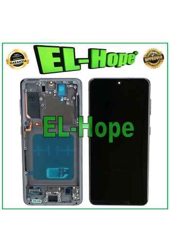 OLED FRAME LCD DISPLAY FOR SAMSUNG GALAXY S21 SM-G991 TOUCH SCREEN BLACK GLASS
