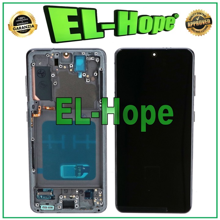 OLED FRAME LCD DISPLAY FOR SAMSUNG GALAXY S21 SM-G991 TOUCH SCREEN BLACK GLASS