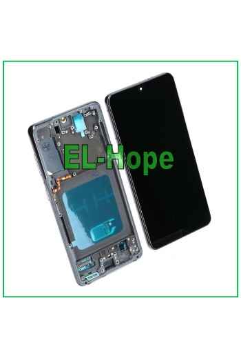 OLED FRAME LCD DISPLAY FOR SAMSUNG GALAXY S21 SM-G991 TOUCH SCREEN BLACK GLASS