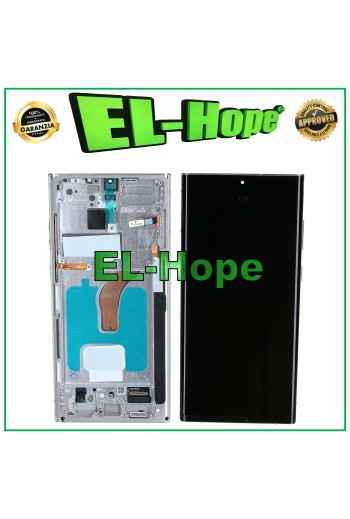 OLED LCD DISPLAY + FRAME TOUCH FOR SAMSUNG GALAXY S22 ULTRA 2022 SM-S908 WHITE
