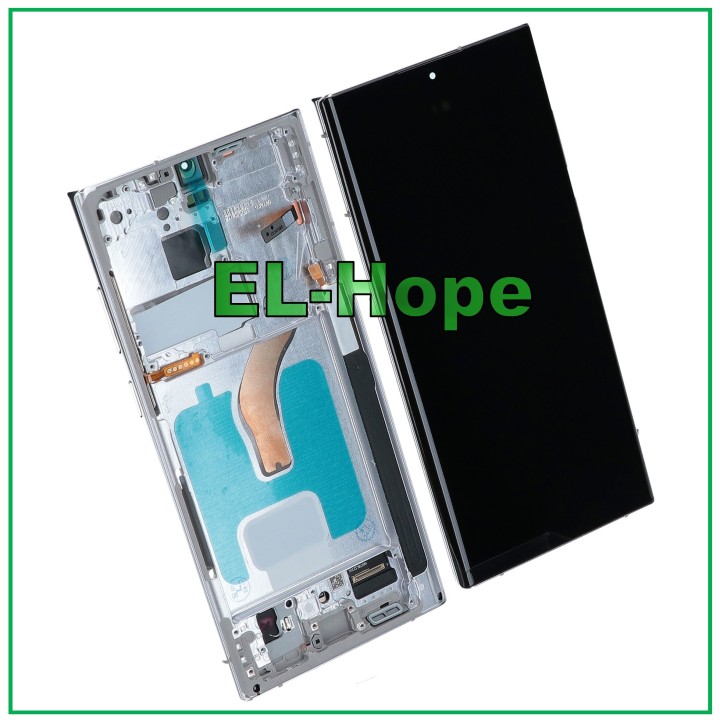 OLED LCD DISPLAY + FRAME TOUCH FOR SAMSUNG GALAXY S22 ULTRA 2022 SM-S908 WHITE