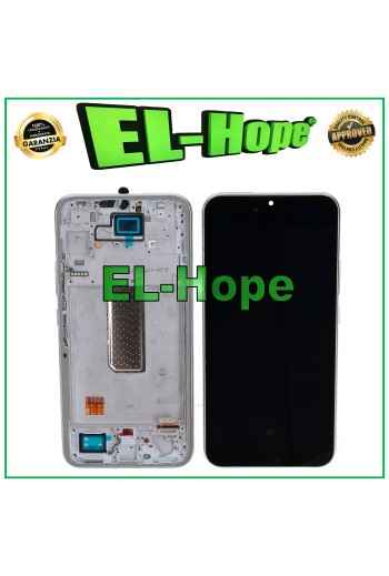 OLED LCD DISPLAY + FRAME FOR SAMSUNG GALAXY A34 5G SM-A346B TOUCH SCREEN SILVER