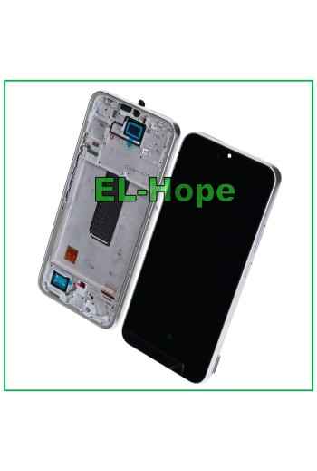 OLED LCD DISPLAY + FRAME FOR SAMSUNG GALAXY A34 5G SM-A346B TOUCH SCREEN SILVER