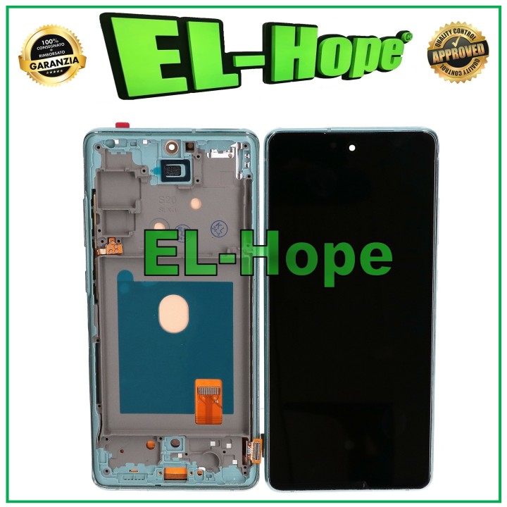 OLED LCD TOUCH DISPLAY + FRAME FOR SAMSUNG GALAXY S20 FE SM G780F G781 GREEN