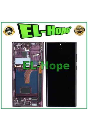 TFT LCD DISPLAY + FRAME TOUCH FOR SAMSUNG GALAXY S22 ULTRA 2022 SM-S908 BURGUNDY