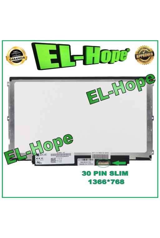 DISPLAY HB125WX1 - 201 LCD NOTEBOOK 12.5 30 PIN SLIM 1366*768 HD LED SCREEN