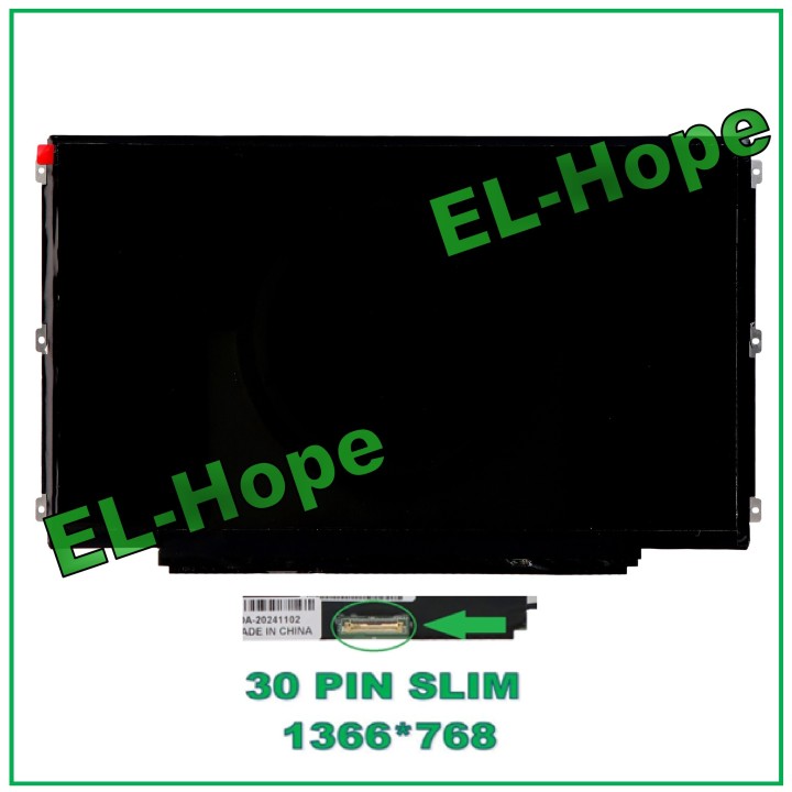 DISPLAY HB125WX1 - 201 LCD NOTEBOOK 12.5  30 PIN SLIM 1366*768 HD LED SCREEN