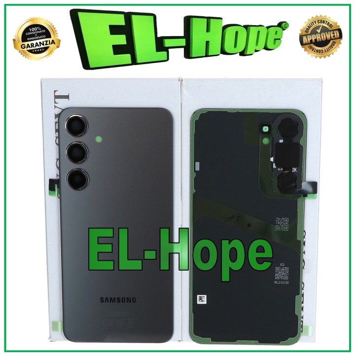 ORIGINAL SAMSUNG GALAXY S24 PLUS SM-S926 BACK COVER BLACK ONYX BATTERY COVER