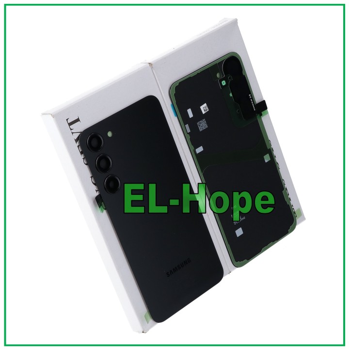 ORIGINAL SAMSUNG GALAXY S23 PLUS SM-S916 BATTERY COVER BLACK GLASS BODY