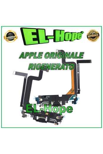 ORIGINAL APPLE IPHONE 14 PRO MAX BLACK REFURBISHED CHARGING CONNECTOR FLAT