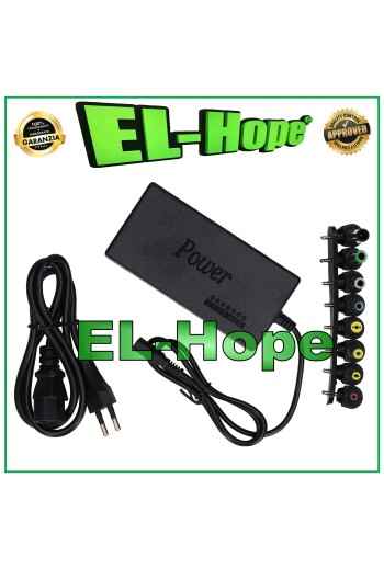 UNIVERSAL TRAVEL BATTERY CHARGER FOR PC NOTEBOOK POWER SUPPLY 120W 8 ADAPTERS