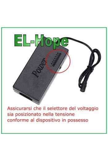 UNIVERSAL TRAVEL BATTERY CHARGER FOR PC NOTEBOOK POWER SUPPLY 120W 8 ADAPTERS