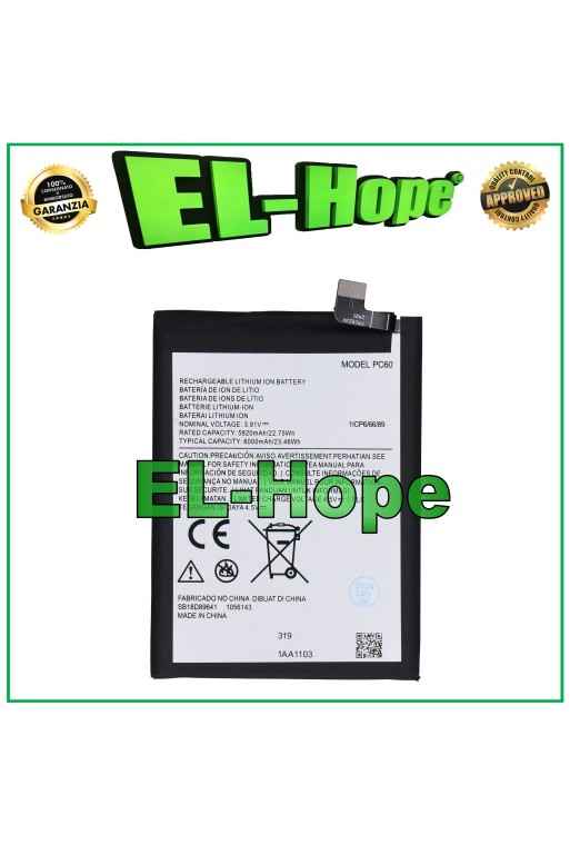 PC60 BATTERY FOR MOTOROLA MOTO G54 (4G)(5G) XT-2343 6000 mAh EQUAL ORIGINAL