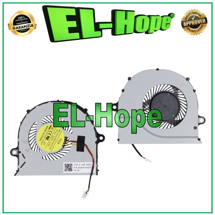 DFS200912000T FAN CPU FAN FOR ACER ASPIRE E-5 / V3 SERIES NOTEBOOK 3 PIN