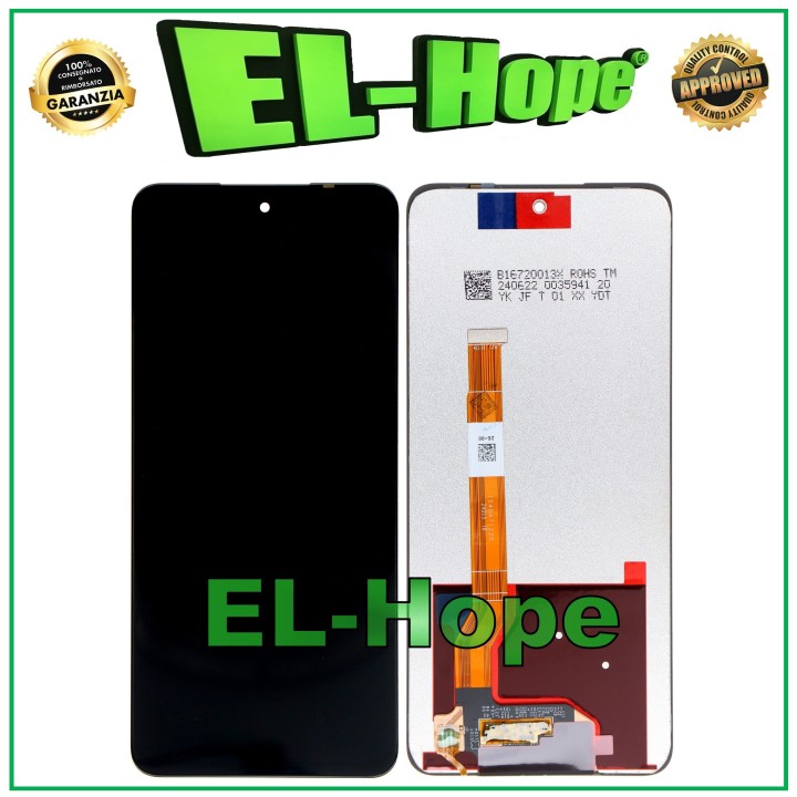 LCD DISPLAY FOR OPPO REALME 12 LITE TOUCH SCREEN GLASS SCREEN ASSEMBLED BLACK