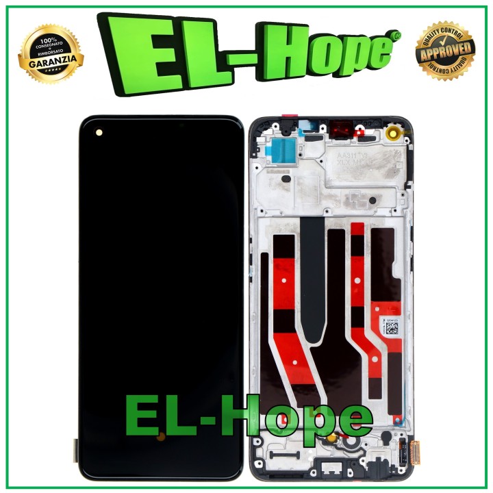 OLED LCD DISPLAY + FRAME FOR OPPO RENO 7 5G CPH2363 TOUCH SCREEN BLACK GLASS