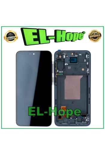 OLED LCD DISPLAY FRAME FOR SAMSUNG GALAXY A55 5G SM-A556 A556B TOUCH SCREEN BLACK