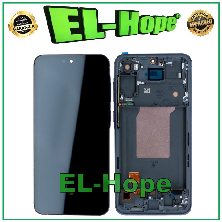 OLED LCD DISPLAY FRAME FOR SAMSUNG GALAXY A55 5G SM-A556 A556B TOUCH SCREEN BLACK