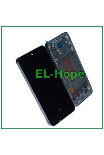 OLED LCD DISPLAY FRAME FOR SAMSUNG GALAXY A55 5G SM-A556 A556B TOUCH SCREEN BLACK