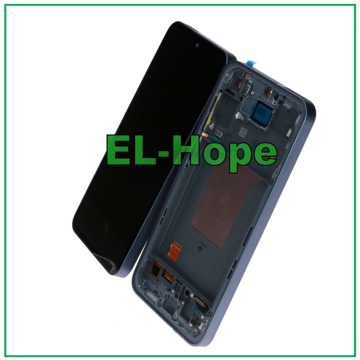 OLED LCD DISPLAY FRAME FOR SAMSUNG GALAXY A55 5G SM-A556 A556B TOUCH SCREEN BLACK