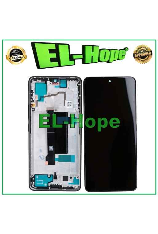 LCD DISPLAY + TFT FRAME FOR XIAOMI REDMI NOTE 13 PRO 5G 2312CRAD3C TOUCH BLACK