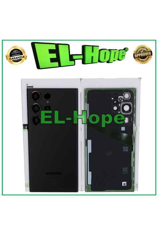 ORIGINAL SAMSUNG GALAXY S23 ULTRA SM-S918B BLACK BATTERY COVER BODY