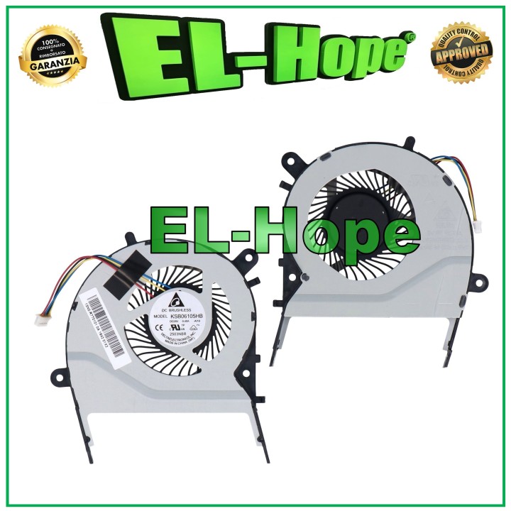 KSB06105HB FAN CPU FAN FOR ASUS NOTEBOOK A455 X555 X455 A555 K455 K555 4 PIN