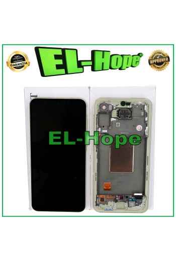 ORIGINAL OLED LCD TOUCH DISPLAY SAMSUNG GALAXY A55 5G 2024 SM-A556 YELLOW FRAME