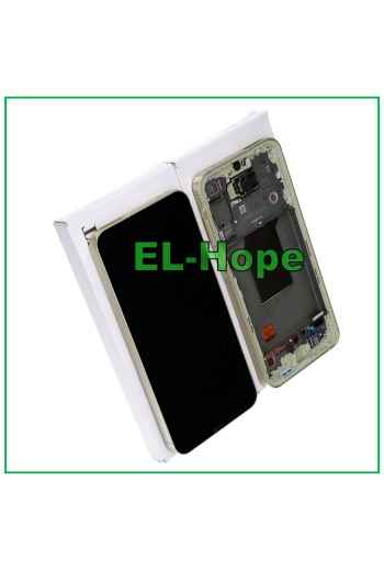 ORIGINAL OLED LCD TOUCH DISPLAY SAMSUNG GALAXY A55 5G 2024 SM-A556 YELLOW FRAME